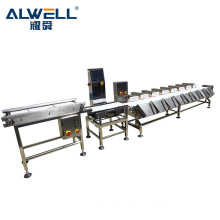 Automatic prawn weight sorting machine